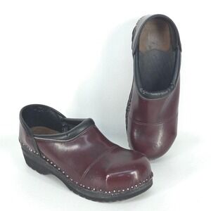 Troentorp Swedish Clogs Womens 40 EU, 9 US Boho Cute Slip On Rubber Sole Peasant